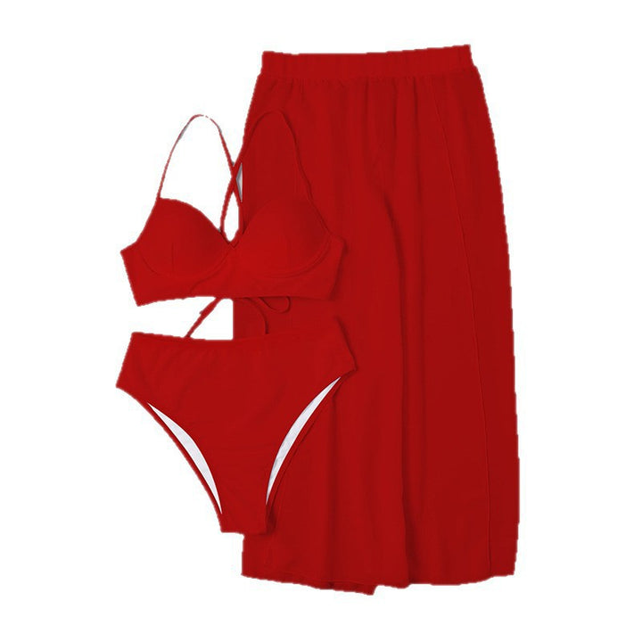Damen Bikiniset mit elegantem Wickelrock Drune