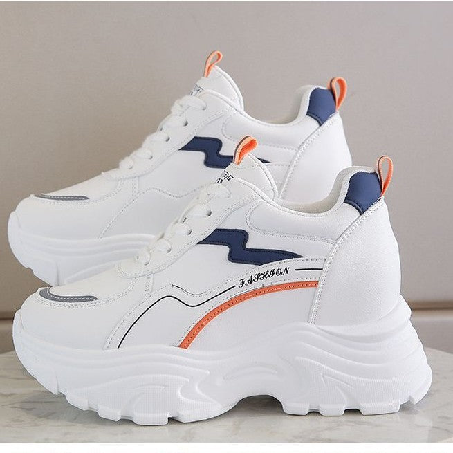 Damen Sportliche Sneakers mit dämpfender Profilsohle und atmungsaktive Obermaterialstruktur Drune