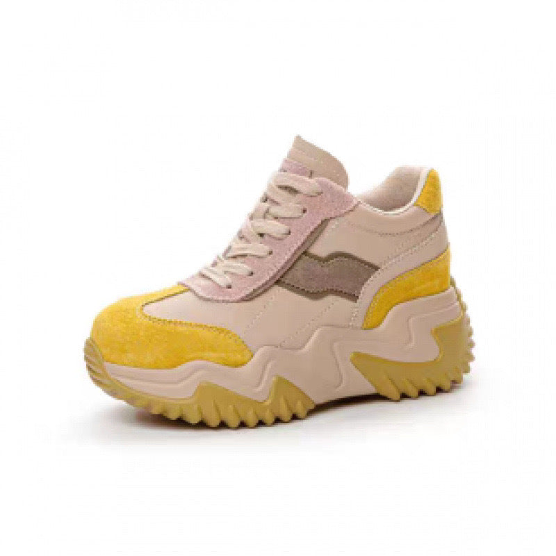 Damen Chunky Sneakers mit trendigem Design und bequemer Dämpfung Drune