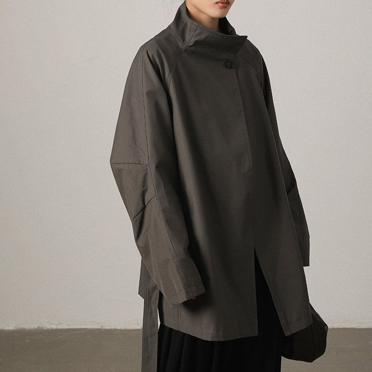 Damen Modische Langjacke Drune