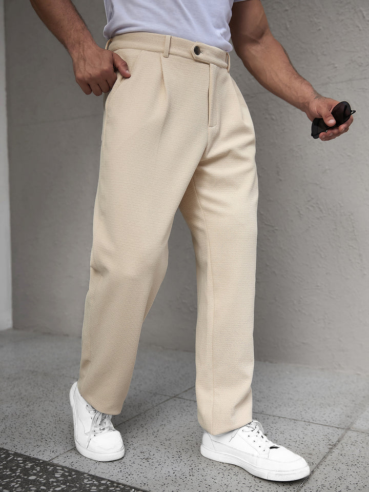 Herren Modische Freizeit-Hose mit weitem Schnitt Drune