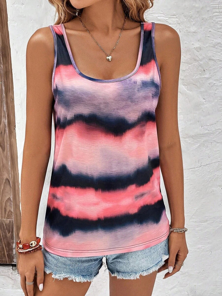 Damen Stylishes Tanktop mit Farbverlauf Drune
