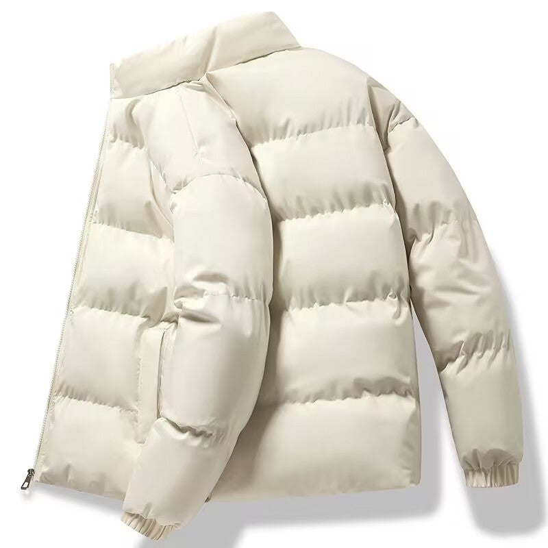 Damen Kurz geschnittene Thermo-Pufferjacke mit Stehkragen und minimalistischer Zipperfront Drune