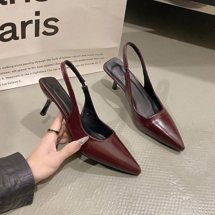 Damen Slingback High Heels mit spitz zulaufendem Design Drune