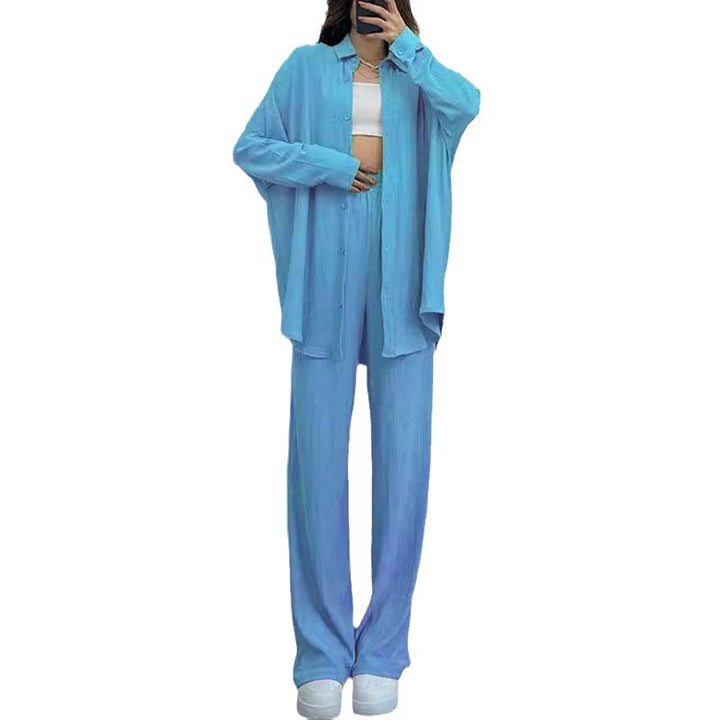 Damen lässiger Overall mit schickem Hemd Drune