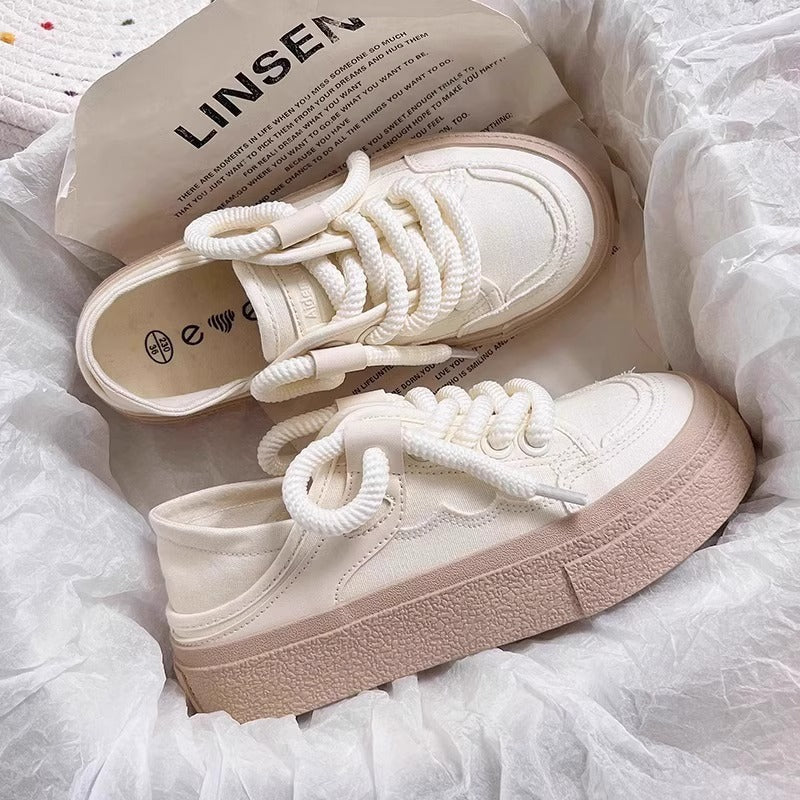 Damen Sportliche Sneakers im minimalistischen Design mit komfortabler Gummisohle Drune