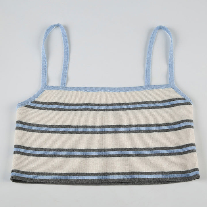 Damen Langer Jersey-Rock mit aufwendigem Streifenmuster und seitlichem Bindegürtel Drune