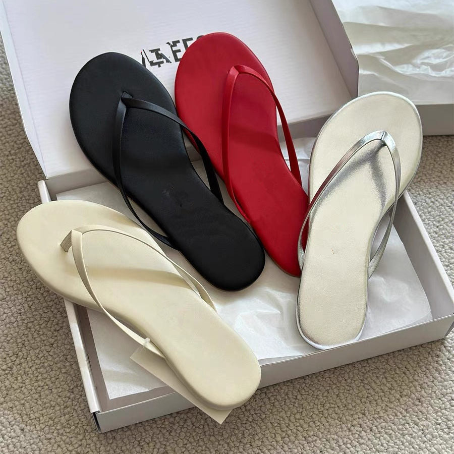 Damen Zehentrenner Sandalen mit ergonomischem Fußbett und flexibler Sohle Drune