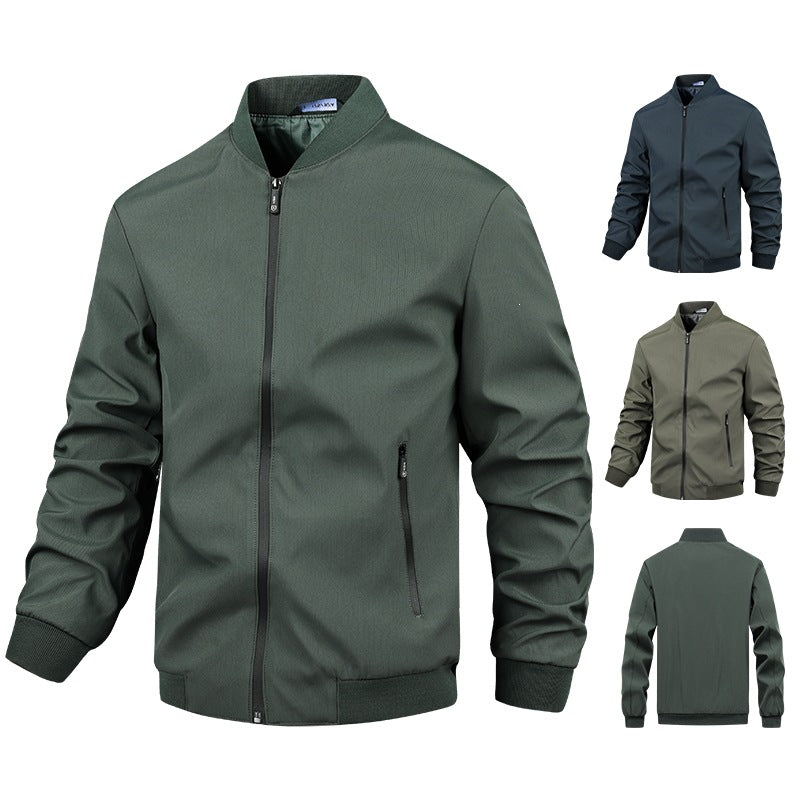 Herren Modische Freizeitjacke mit Stehkragen Drune 1787738675