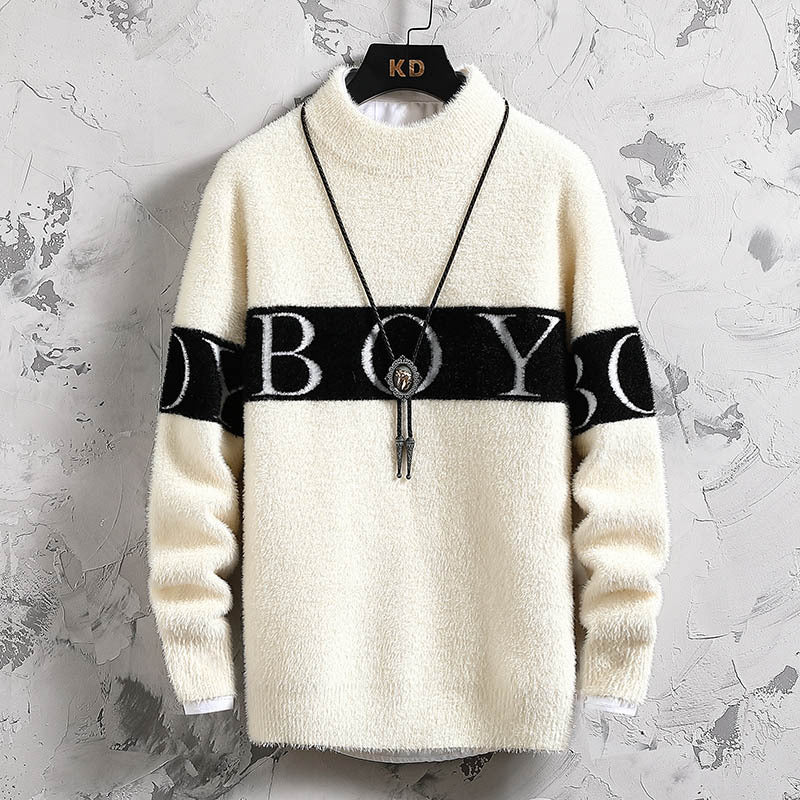 Damen Hochwertiger, kuscheliger Pullover mit Stehkragen Drune