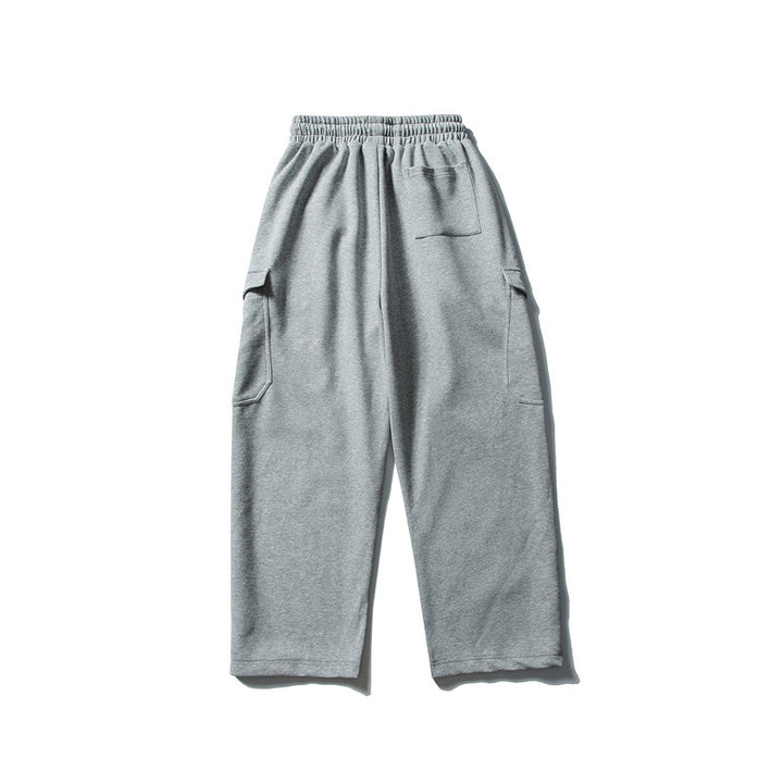 Herren Relaxed-Fleece-Cargohose mit elastischem Kordelbund und Utility-Taschen Drune
