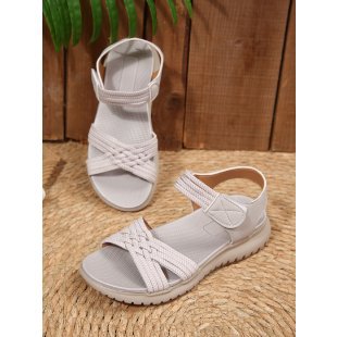 Damen Freizeit-Sandalen mit geflochtenem Riemendesign und komfortabler Fußbettung Drune