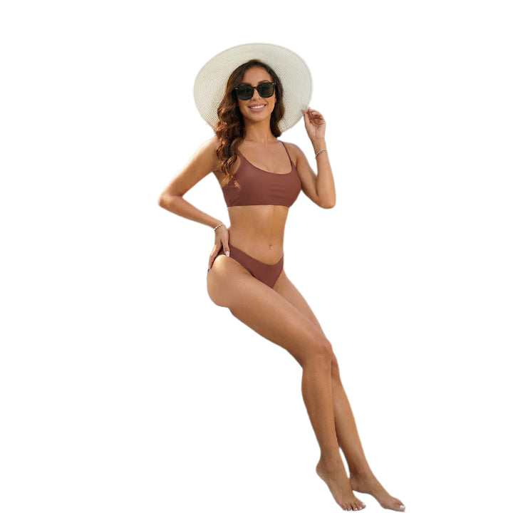 Damen Hochgeschnittener Bikini mit minimalistischer Schnittführung Drune