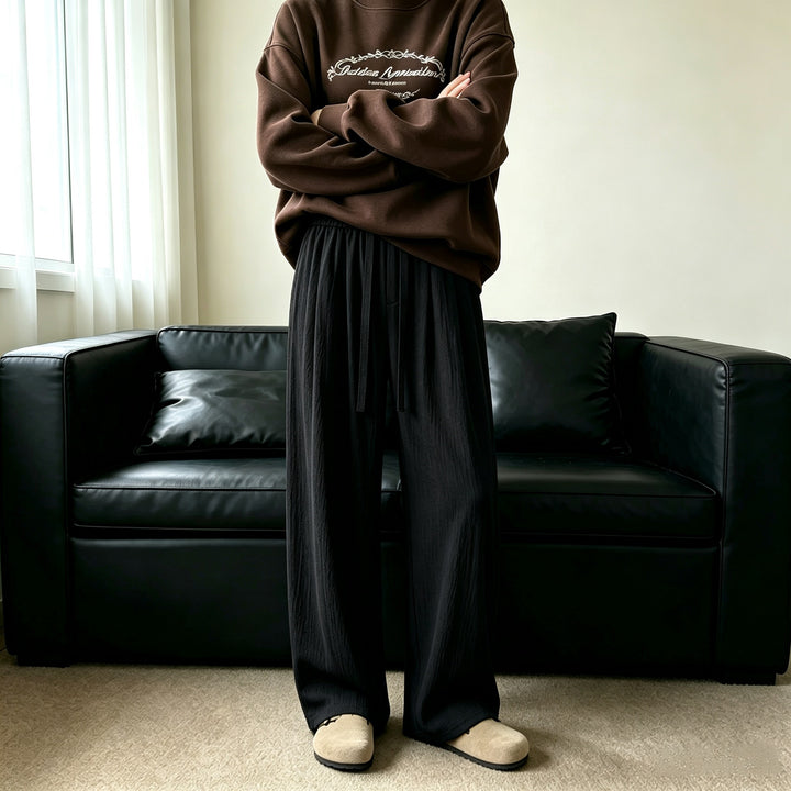 Damen Oversize-Sweatshirt mit dekorativem Frontprint und weichem Fleece-Inneren Drune