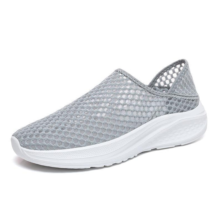 Unisex nan leichtgewichtiger Casual-Mule mit Honigwaben-Mesh, gepolstertem Fußbett und rutschfester Laufsohle Drune