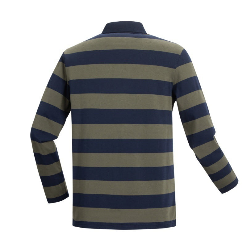 Herren Langarm Polo-Shirt Drune