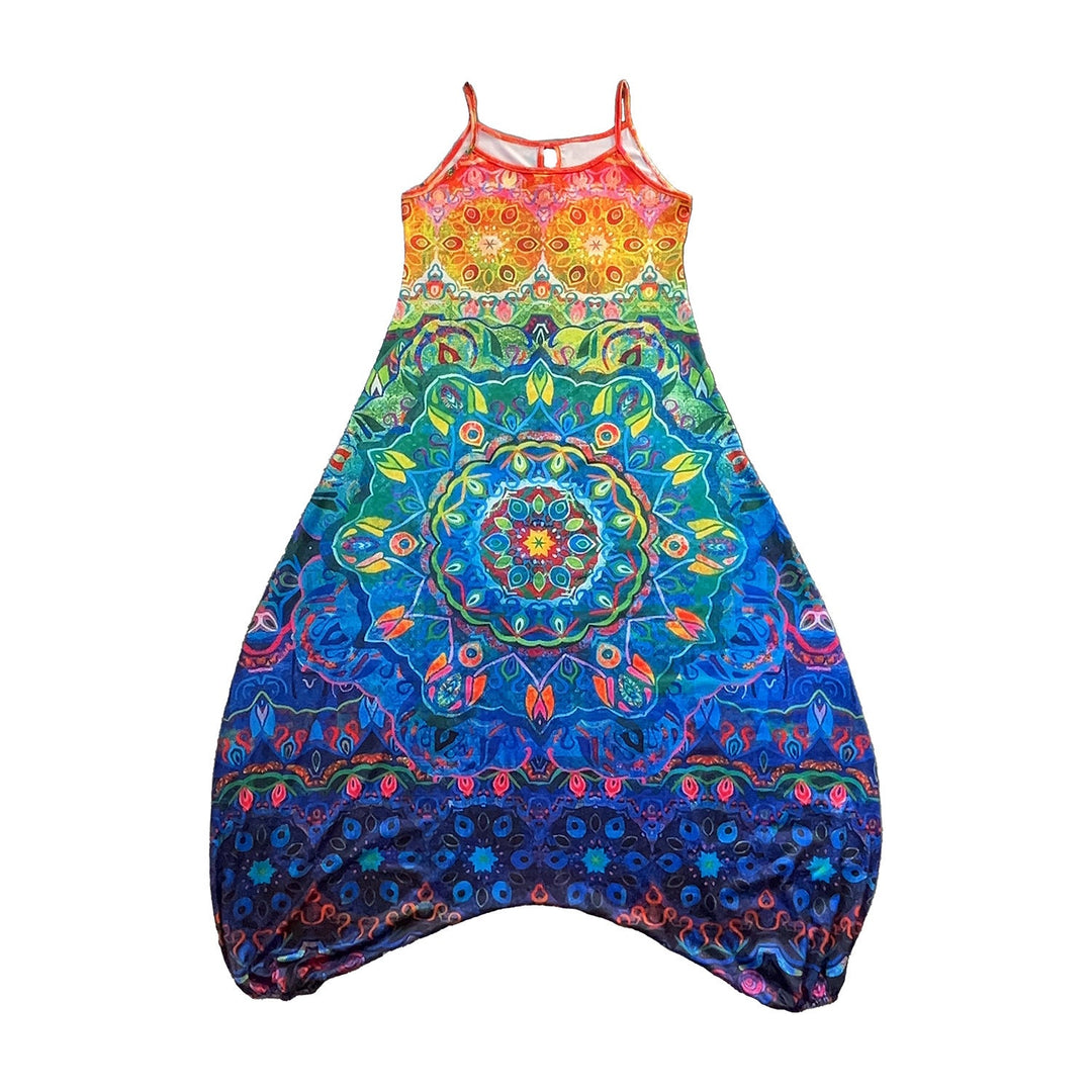 Damen Jumpsuit mit astrologischem Print Drune