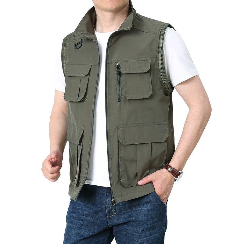 Herren praktische Outdoor-Weste Drune