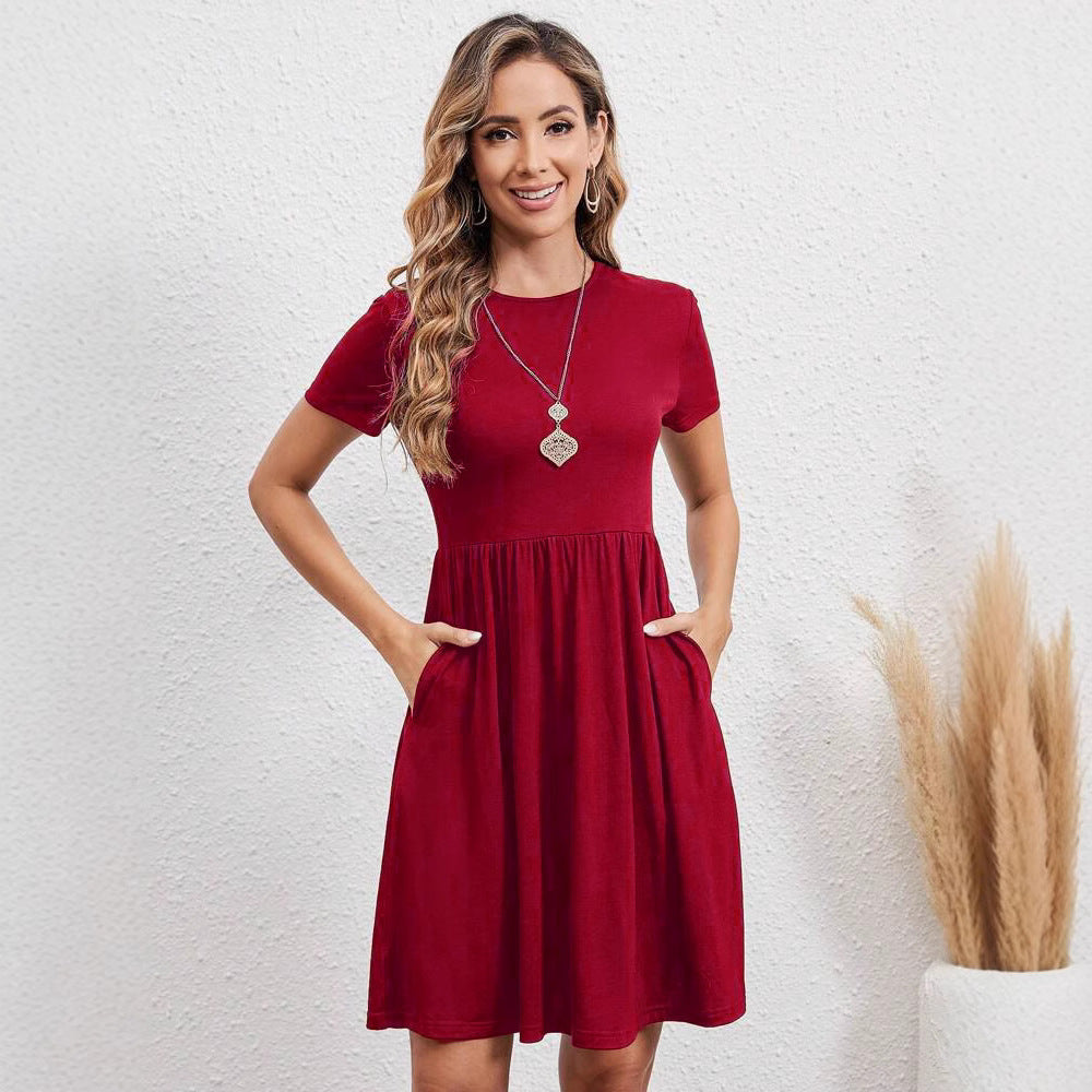 Damen Freizeitkleid mit praktischen Seitentaschen und lockerer Passform Drune