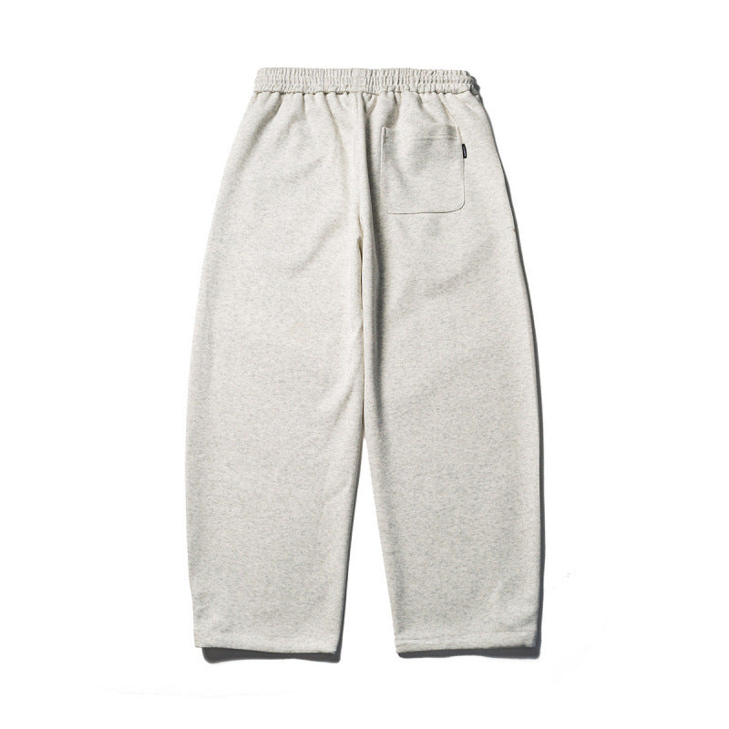 Herren Locker geschnittene Sweatpants mit elastischem Tunnelzugbund und gekürztem Bein Drune