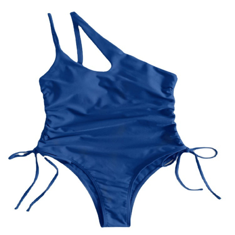 Damen Einseitiger Badeanzug mit verstellbarem Schnitt Drune