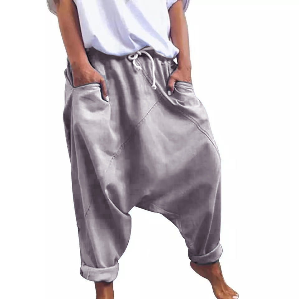 Herren lässige Relaxed-Fit Haremshose Drune