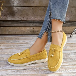 Damen Elegante Mokassins mit Glitzer-Details Drune