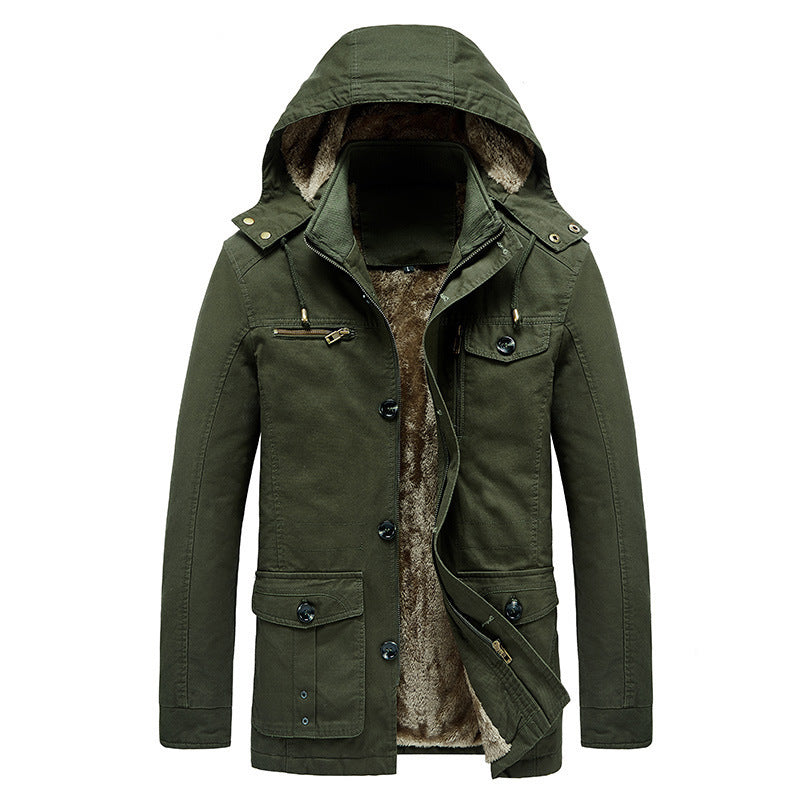 Herren Robuste und Warmgefütterte Outdoor-Jacke Drune