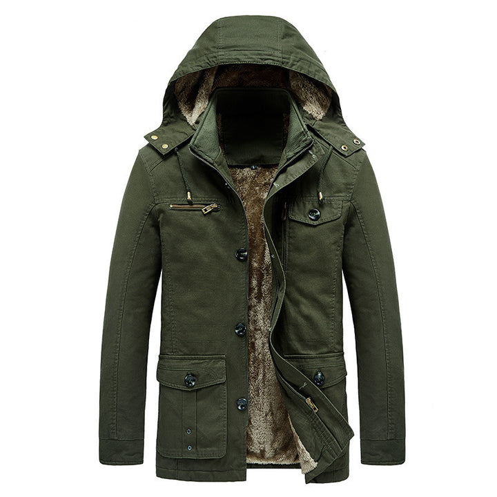 Herren Robuste und Warmgefütterte Outdoor-Jacke Drune