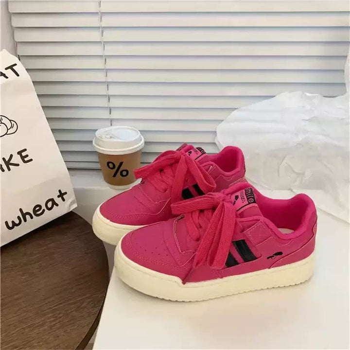 Damen Sneakers im sportlichen Retro-Stil mit trendigen Akzenten Drune