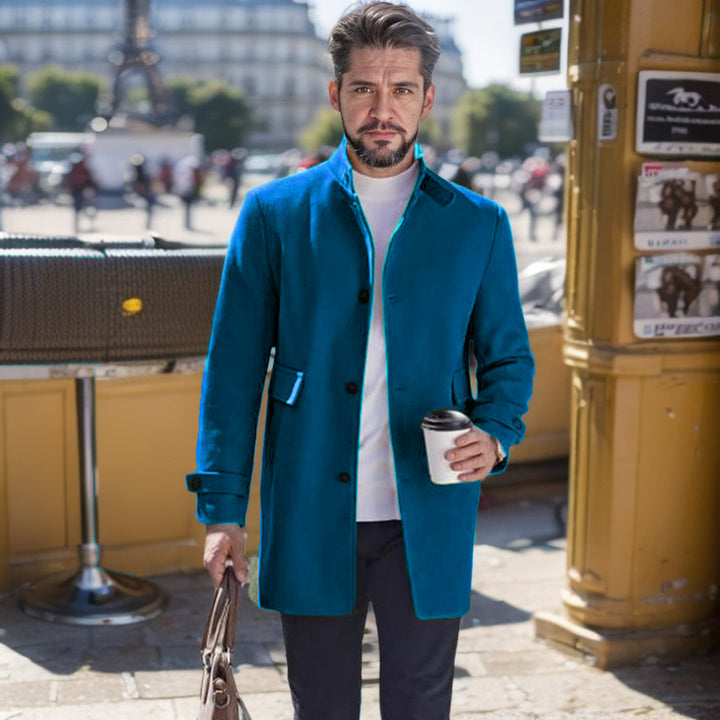 Herren modischer Freizeitmantel mit praktischen Taschen und elegantem Schnitt Drune