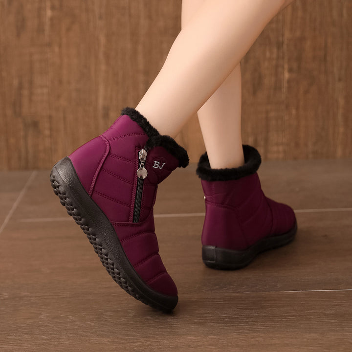 Damen warme und wasserdichte Winterstiefel Drune