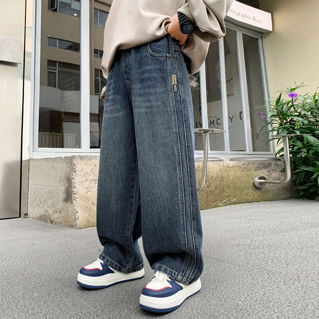 Unisex weite Cargo-Jeans im Streetwear-Style Drune