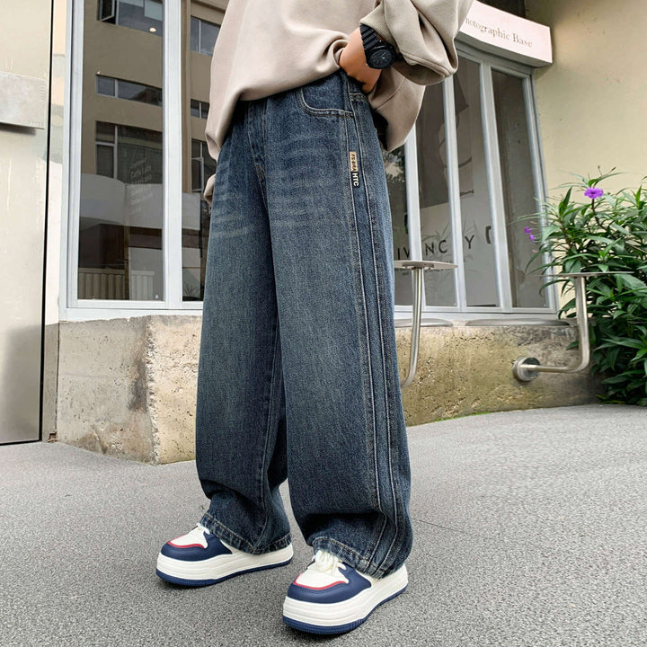 Unisex weite Cargo-Jeans im Streetwear-Style Drune