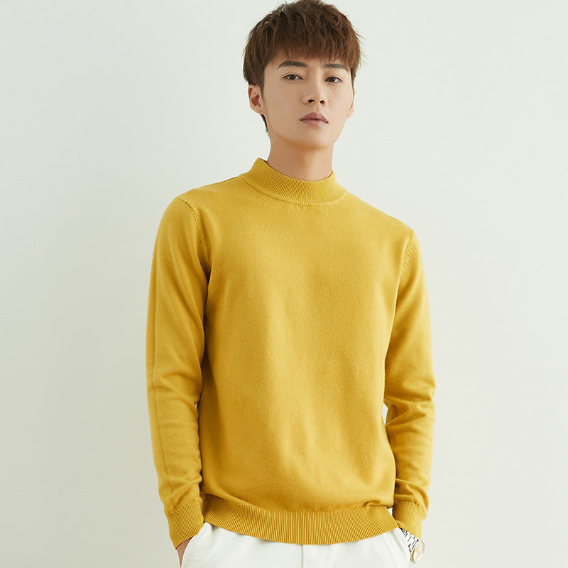 Herren Halbhoher Rollkragenpullover aus Feinstrick mit schmaler Passform Drune