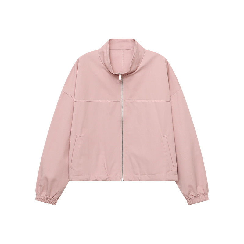 Damen lässige Übergangsjacke mit bequemer Passform und praktischen Taschen Drune