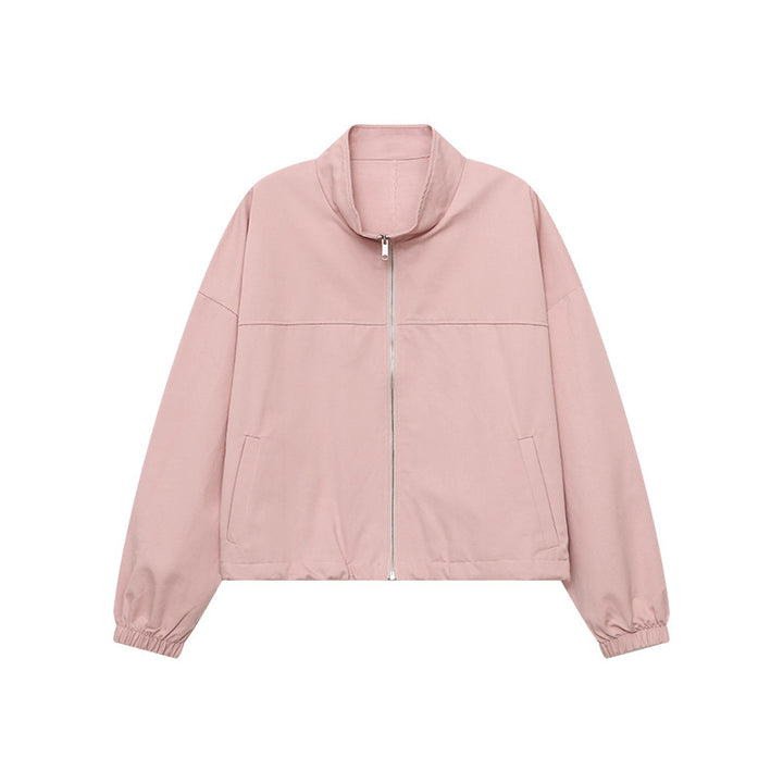 Damen lässige Übergangsjacke mit bequemer Passform und praktischen Taschen Drune