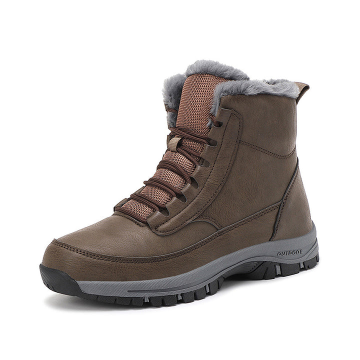 Damen Gefütterte Thermo-Winterstiefelette mit rutschfester Profilsohle und wasserabweisender Oberfläche Drune