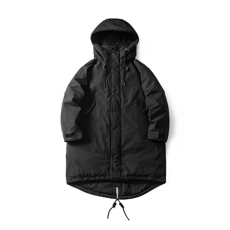 Herren Wasserdichter Thermo-Parka mit verlängerter Rückenpartie und Kapuze Drune