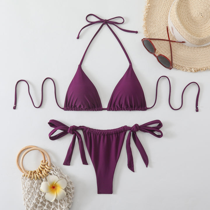 Damen Triangel-Bikini mit verstellbaren Bändern Drune