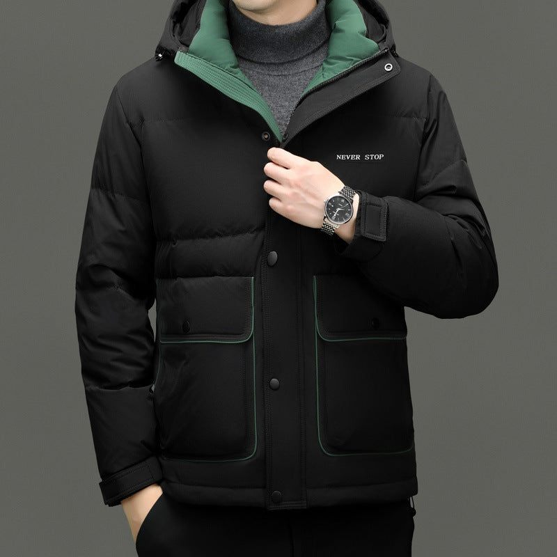 Herren isolierte Funktionsjacke mit hohem Kragen und praktischen Taschen Drune