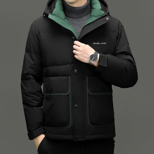 Herren isolierte Funktionsjacke mit hohem Kragen und praktischen Taschen Drune
