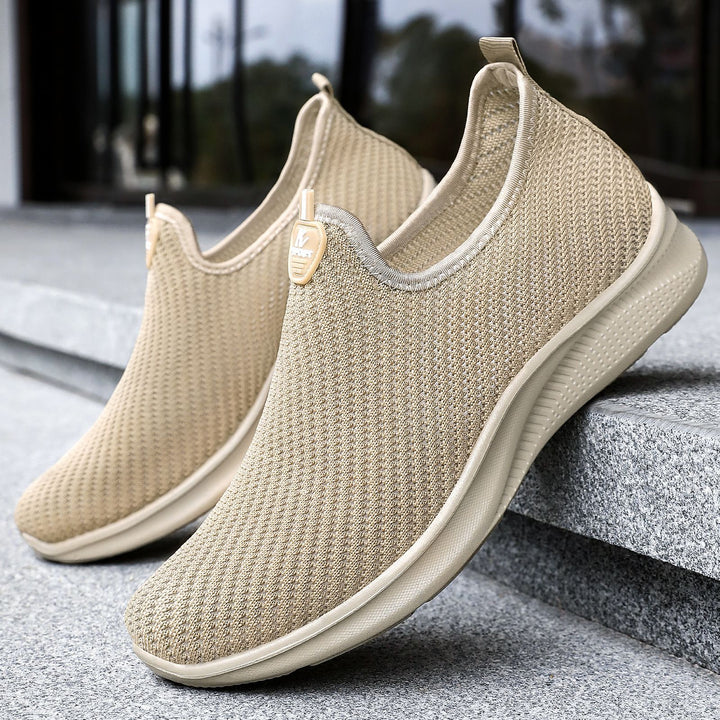 Damen nan nahtloser Komfort-Slip-On Sneaker mit feinem Stricknetz, elastischem Einstieg und reaktiver Leichtdämpfung Drune