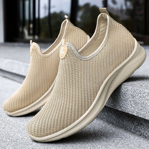 Damen nan nahtloser Komfort-Slip-On Sneaker mit feinem Stricknetz, elastischem Einstieg und reaktiver Leichtdämpfung Drune