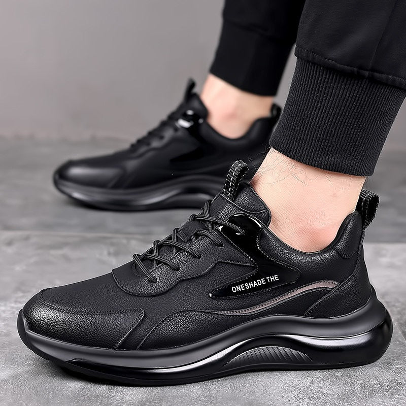 Herren Sportliche Leder Sneakers Drune