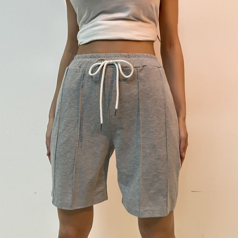 Damen Baumwoll-Shorts mit elastischem Bund und praktischen Taschen Drune