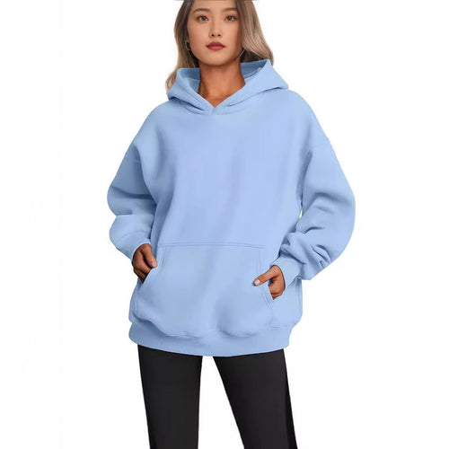 Damen bequemer Kapuzenpullover Drune