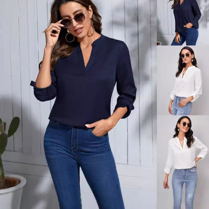Damen Elegantes und modernes Blusenshirt Drune