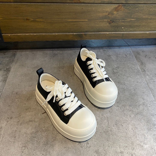 Damen Plateau-Sneaker mit robuster Gummisohle und komfortabler Dämpfung Drune