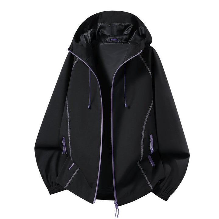Damen Leichte Sportjacke mit Kapuze Drune